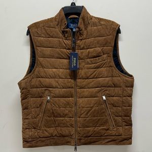 Polo by Ralph Lauren Brown Quilted Vest
